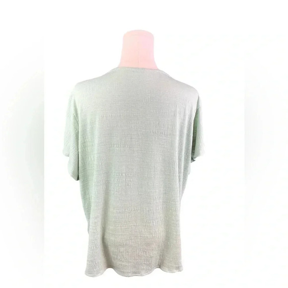 Weatherproof Vintage Sage Green Blouse with Tie at Bottom (Size XL) - Picture 2 of 2